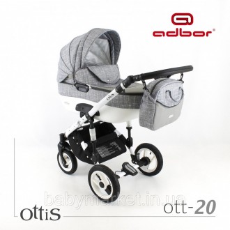 Современная детская универсальная коляска Adbor Ottis 3 в 1 ― прекрасный выбор д. . фото 2