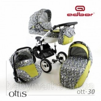 Современная детская универсальная коляска Adbor Ottis 3 в 1 ― прекрасный выбор д. . фото 7