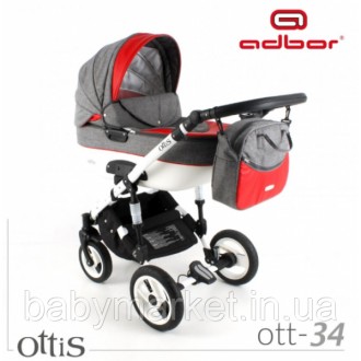 Современная детская универсальная коляска Adbor Ottis 3 в 1 ― прекрасный выбор д. . фото 3