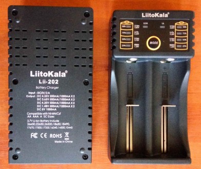 LiitoKala Lii 202 - универсальное автоматическое зарядное устройство для зарядки. . фото 3