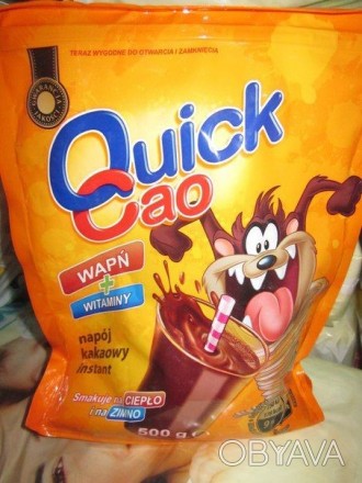 Какао детское Quick Cao это быстрорастворимый шоколадный напиток с витаминами и . . фото 1