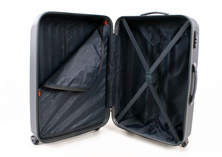 Большой французский дорожный пластиковый чемодан David Jones произведен из надеж. . фото 11