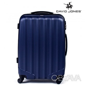 Большой французский дорожный пластиковый чемодан David Jones произведен из надеж. . фото 1