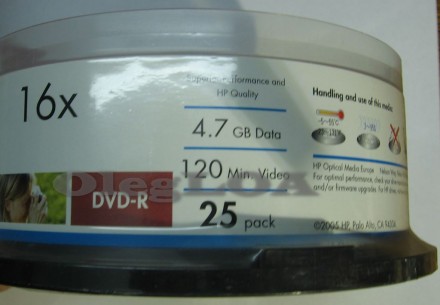 Диски чистые DVD+R HP 16x 4,7Gb в "банке" (cake) - 25шт
Качество!

Цена указа. . фото 2