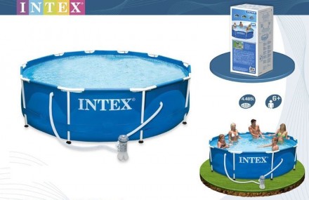 Каркасный круглый бассейн METAL FRAME POOL Intex 28202

Производитель	Intex  
. . фото 3