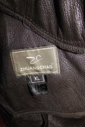 Продам мужскую зимнюю кожанную куртку р.48-50 (на бирке написано XL ) ,внутри по. . фото 7