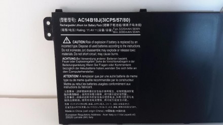 Аккумуляторы для ноутбука Acer Aspire 
разукомплектовка привезенного оборудован. . фото 3