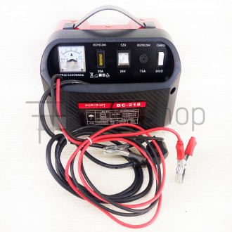 Зарядний пристрій для автомобільного акумулятора Worcraft BC-218, 12-24 В, 15 А,. . фото 3