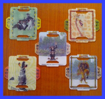 Продам коллекционные 3D карточки в честь героев популярного мультфильма Мадагаск. . фото 2