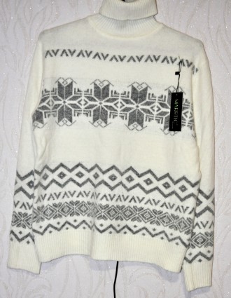 Продам свитер под горло, очень теплый и мягкий, новый. 
Состав: 65%- Cotton, 25. . фото 2