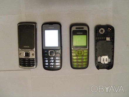 Продаю три телефона Nokia1200, Nokia C2 и батареи к ним, на восстановление или з. . фото 1