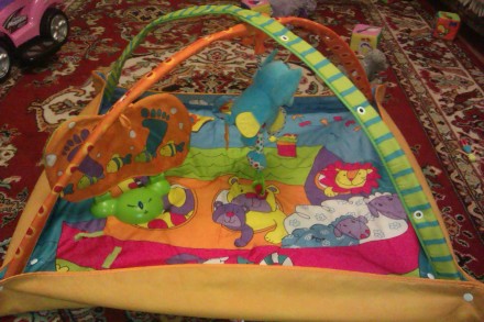 детский игровой коврик с приставной музыкальной игрушкой в идеальном состоянии.. . фото 3