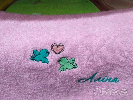 Детское полотенце махровое  именное  - подойдет для самых маленьких  ( для садик. . фото 1
