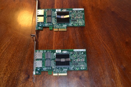 2 x HP NC360T D51930-007 Dual Port DP Gigabit Ethernet Card
2 штуки.
Цена за в. . фото 2