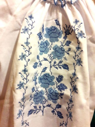 Ф.1-5. Новая! Блуза "Вышиванка" с коротким рукавом для подростка, или подойдёт д. . фото 6