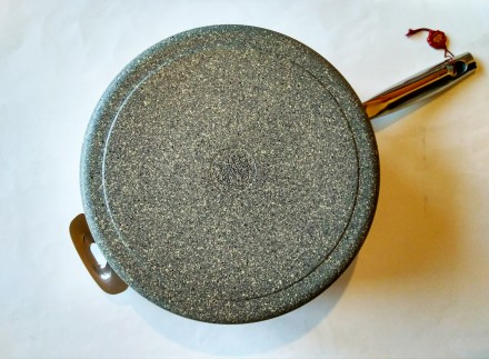 Сковорада BALLARINI глубокая 28 см. с двумя ручками + крышка, диаметр дна сковор. . фото 5