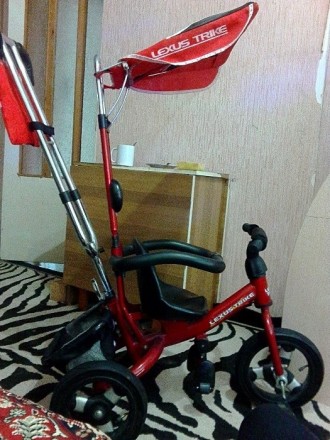 Прекрасный детский современный велосипед в хорошем состоянии красного цвета, оче. . фото 2