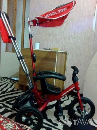 Прекрасный детский современный велосипед в хорошем состоянии красного цвета, оче. . фото 1