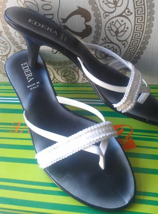 Новая летняя женская обувь из ЕС(Италия).Edera.Сделаю доп.замеры.Каблук литой,6-. . фото 2