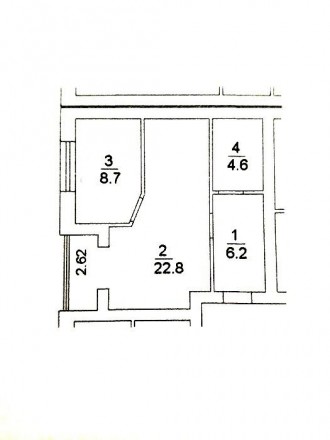 Квартира-студия со спальней в ЖК Софиевский пассаж 45,3 м.кв. (42, 3 м квартира+. Софиевская Борщаговка. фото 13