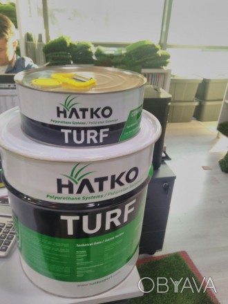 Двухкомпонентний поліуретановий клей HATKO 21+3 призначений для склеювання синте. . фото 1