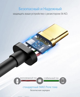Кабель Ugreen USB - USB typeC, 100 см
колір - білий, синій, чорний.
1 шт - 90 . . фото 4