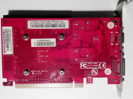 Продаю видеокарту Nvidia GeForce 9500GT (Palit)/PCi-E/512МB GDDR2/128bit/DVI/VGA. . фото 4