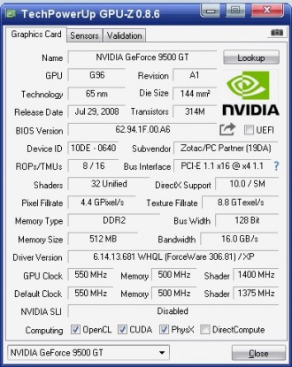 Продаю видеокарту Nvidia GeForce 9500GT (Palit)/PCi-E/512МB GDDR2/128bit/DVI/VGA. . фото 7