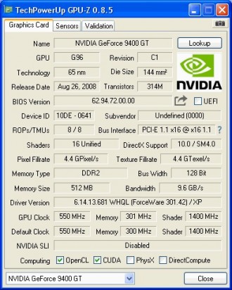Продаю видеокарту Nvidia GeForce 9400GT (Sparkle)/PCi-E/512МB GDDR2/128bit/DVI/V. . фото 10