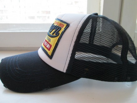 Новая кепка бейсболка на лето, с сеткой в модном винтажном стиле. На козырьке по. . фото 3