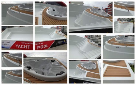 Характеристика бассейна Yacht pool:
- Стилизованный нос лодки со встроенной спа. . фото 3