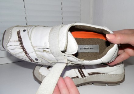 Мокасины,  туфли Memfis, Германия
цвет белый,серый
натуральная плотная мягкая . . фото 6