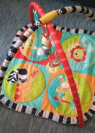 Характеристики коврика Bright Starts "Зоопарк":   рекомендован для детей с 0 мес. . фото 3