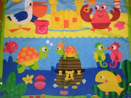 Красочный развивающий коврик Tiny Love Подводный мир с дугами для малышей. На ос. . фото 5