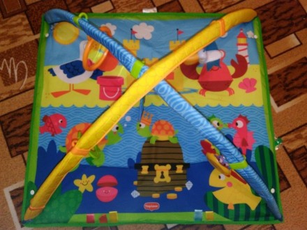 Красочный развивающий коврик Tiny Love Подводный мир с дугами для малышей. На ос. . фото 3