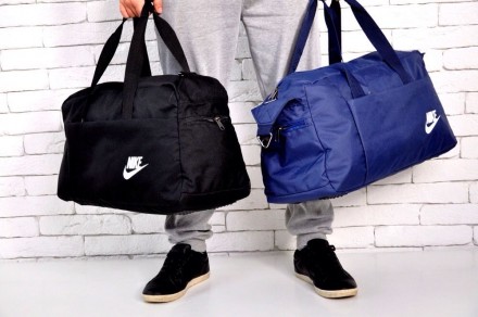 Вместительная сумка Nike для спорта, путешествий.

Цвет: черный, синий
Матери. . фото 6