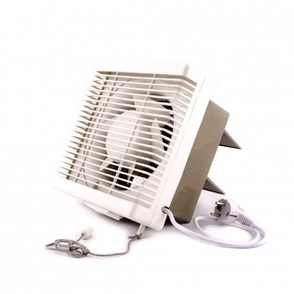 Бытовые форточные вентиляторы используются для вытягивания или подачи и вытягива. . фото 2