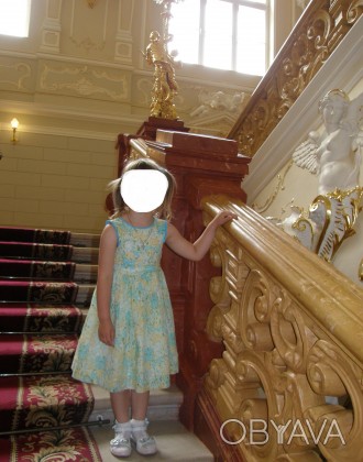 Продам платье б/у в отличном состоянии Polly Flinders на 4 года ( +/-110см) , оч. . фото 1