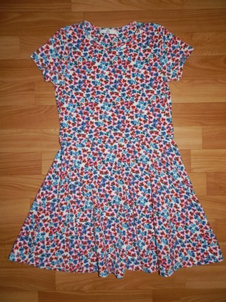 Продам трикотажное летнее платье Marks&Spencer на р.140-146 б/у в идеальном сост. . фото 2