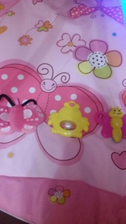 Продам развивающий музыкальный детский коврик "Bambi", в комплект входят 3 игруш. . фото 4