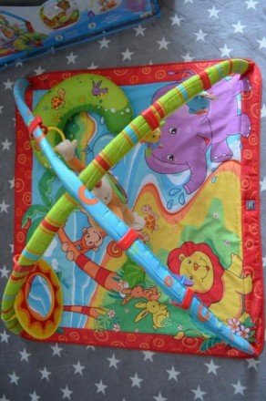 Очень класный и яркий развивающий коврик для малыша от 0 до 1 года. Состояние от. . фото 4