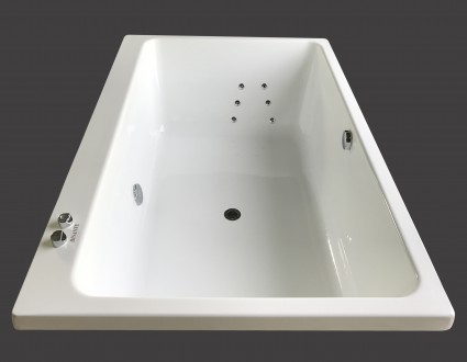 Прямоугольная акриловая ванна  "DUO" имеет стандартные размеры 170х105 см, но пр. . фото 3