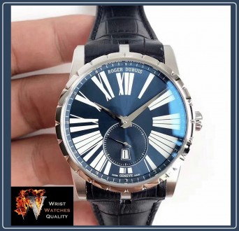 Roger Dubuis - Excalibur Automatic Blue Dial Stainless Steel 42 Automatic
Refer. . фото 3