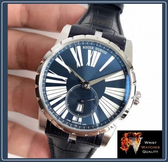 Roger Dubuis - Excalibur Automatic Blue Dial Stainless Steel 42 Automatic
Refer. . фото 4