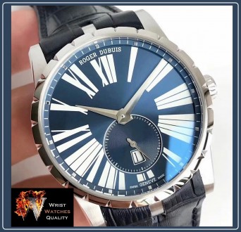 Roger Dubuis - Excalibur Automatic Blue Dial Stainless Steel 42 Automatic
Refer. . фото 9
