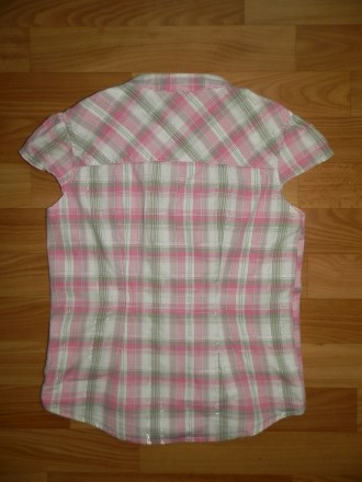 Продам фирменную летнюю блузу, рубашку Kappahl р.140 б/у в оч. хорошем состоянии. . фото 4