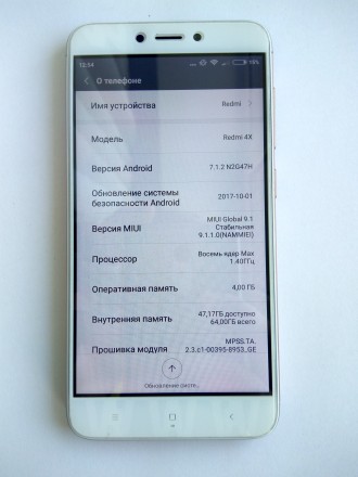Продам Xiaomi Redmi 4x 4/64 в идеальном состоянии.  Заказывал на розетке в октяб. . фото 2