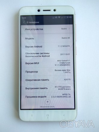 Продам Xiaomi Redmi 4x 4/64 в идеальном состоянии.  Заказывал на розетке в октяб. . фото 1