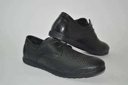 Мужские ,классические туфли с перфорацией из натуральной кожи.
Старая цена :900. . фото 3