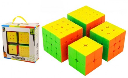 Набор из 4 отличных Кубика Рубика! Бренд: ZXZ. . фото 2